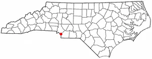 Adapted from Wikipedia's NC county maps by Seth Ilys.