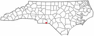 Adapted from Wikipedia's NC county maps by Seth Ilys.