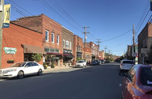 Street in Mebane downtown