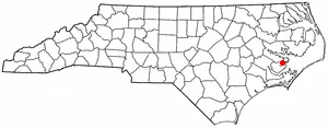 Adapted from Wikipedia's NC county maps by Seth Ilys.