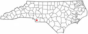 Adapted from Wikipedia's NC county maps by Seth Ilys.