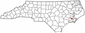 Adapted from Wikipedia's NC county maps by Seth Ilys.