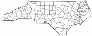 Adapted from Wikipedia's NC county maps by Seth Ilys.
