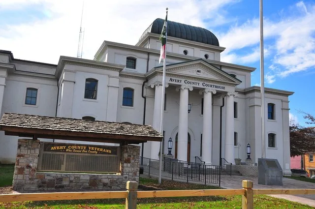 The Avery County Courthouse — in Newland, North Carolina. Built in 1900 in the Beaux-Arts architecture style. On the National Register of Historic Places .