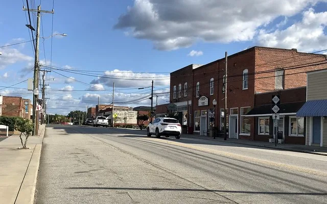 N Main Street in Oakboro, North Carolina