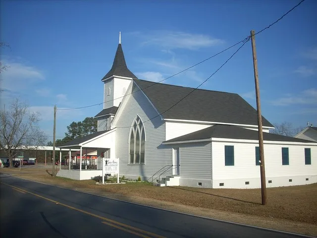 Open Arms Assembly of God is on Rennert Road in Rennert, Robeson County, North Carolina.