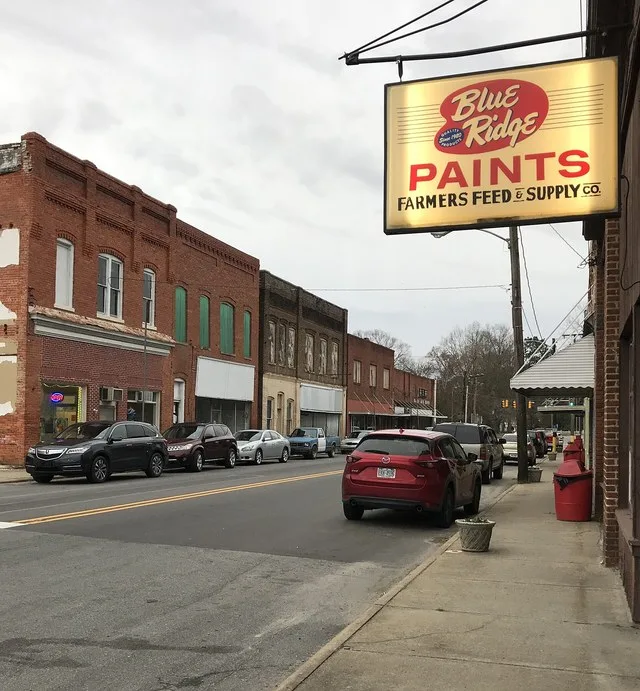 Commercial buildings in Rich Square