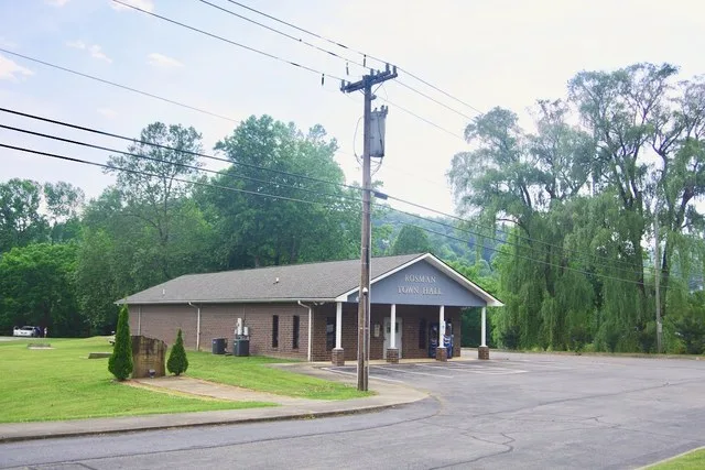 Town Hall in Rosman, North Carolina, United States.