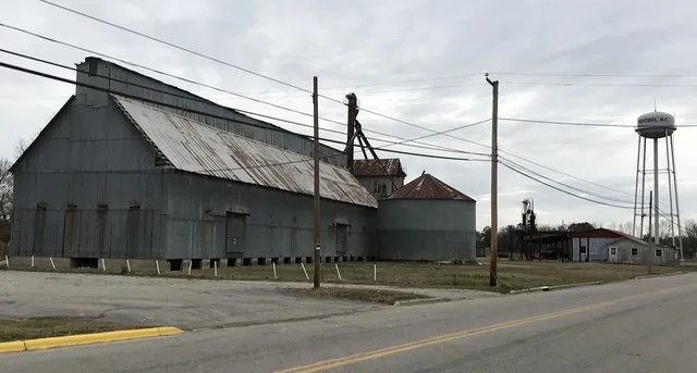 Agriculture storage building and water tower