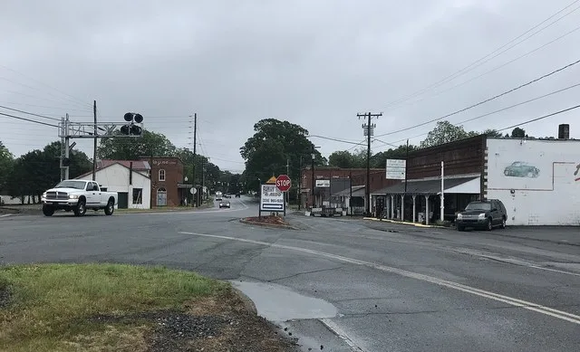 Edge of Depot Street, Rural Hall