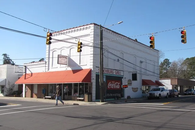 The Salemburg Grill is on Main Street, North Carolina Highway 242 in Salemburg, North Carolina in Sampson County.
