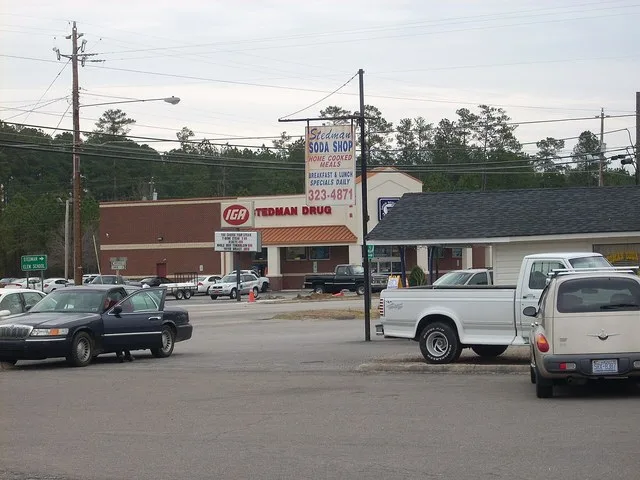 Stedman, North Carolina showing the Stedman Soda Shop and Stedman Drug