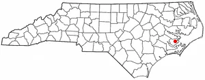 Adapted from Wikipedia's NC county maps by Seth Ilys.