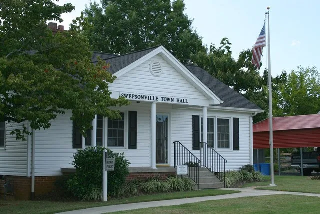 Swepsonville, North Carolina town hall.
