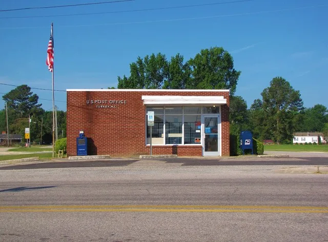 Post office in Turkey, North Carolina.