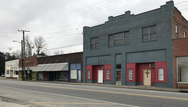 Commercial buildings in Woodland
