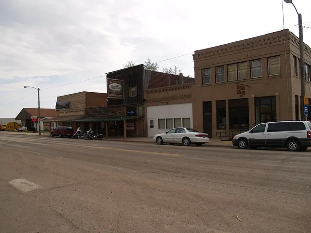 Downtown w:Alexander, North Dakota