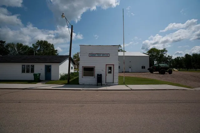 Post office in Barney, North Dakota