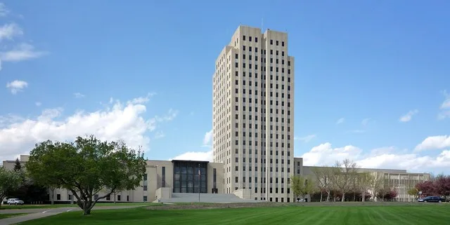 North Dakota State Capitol , Bismarck, North Dakota , USA.