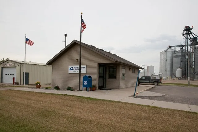 Post office in Colfax, North Dakota