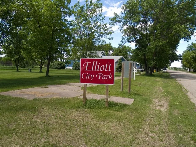 Elliott City Park Sign - Elliott, North Dakota