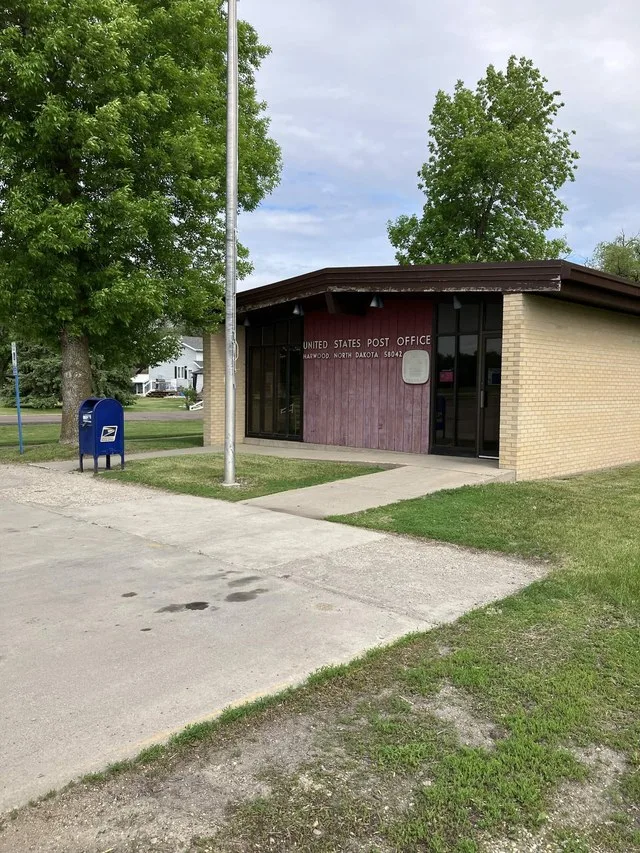 Post office in Harwood, North Dakota.