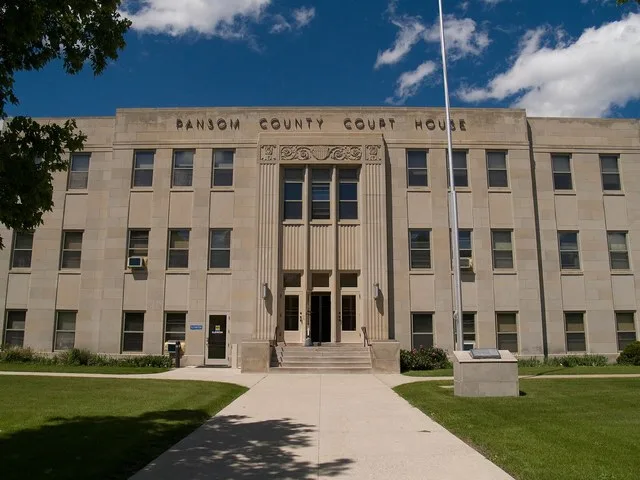 Ransom County Courthouse This is an image of a place or building that is listed on the National Register of Historic Places in the United States of America . Its reference number...