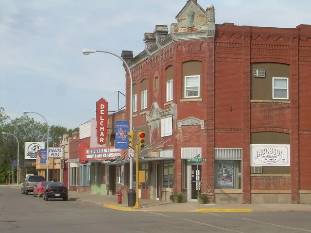 Downtown Mayville, North Dakota , USA