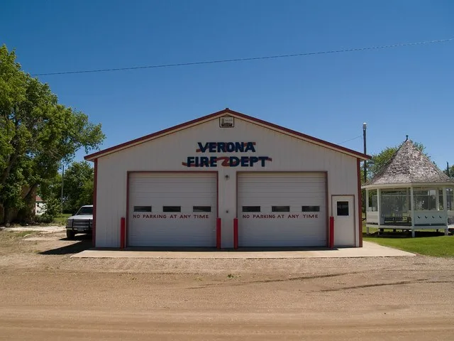 Fire department in Verona, North Dakota