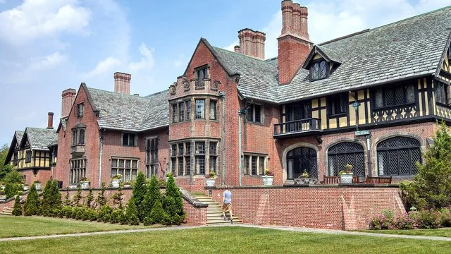 Stan Hywet Hall, Akron, Ohio This is an image of a place or building that is listed on the National Register of Historic Places in the United States of America . Its reference num...