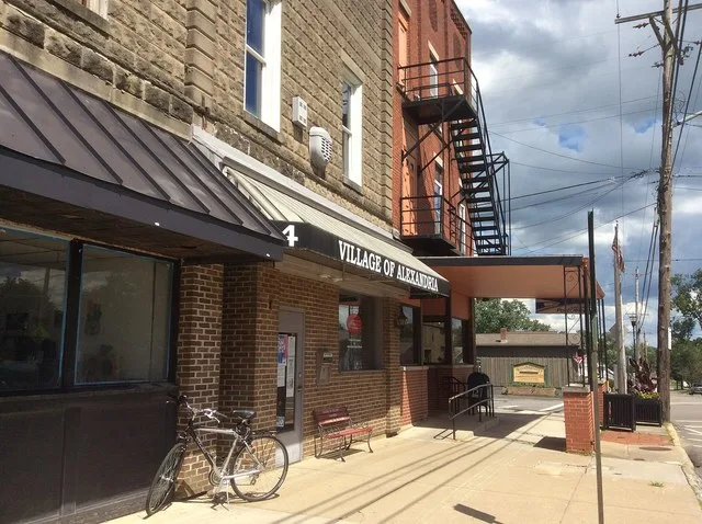 Village Office, W. Main Street, Alexandria, Ohio, USA