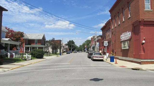 Looking north on Long Street.