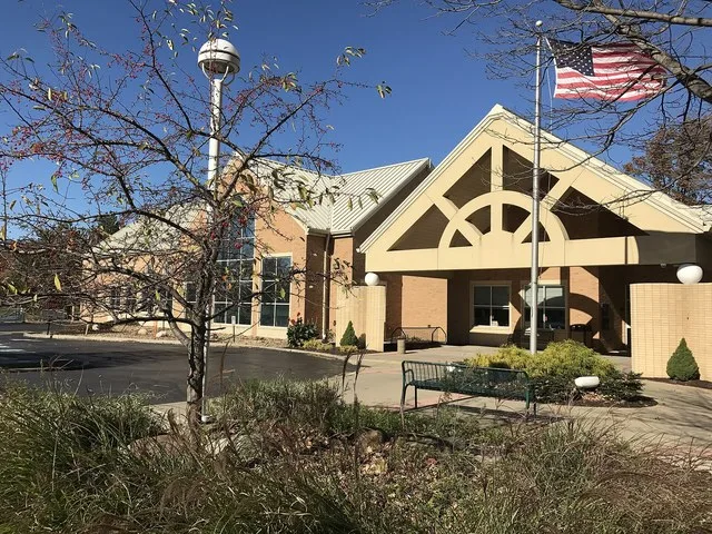 This exterior view of Avon Lake Public Library was taken November 13, 2016.