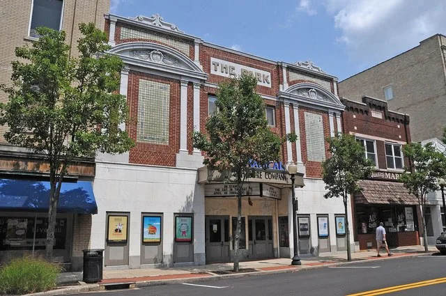 THE PARK THEATER BUILT IN 1919 WITH NEO-CLASSICAL FEATURES; IT IS STILL IN USE AS A CENTER FOR THE PERFORMING ARTS