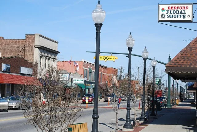 Bedford Historic District, Roughly bounded by Willis St., Franklin St., Broadway Ave., and Columbus Rd. Bedford