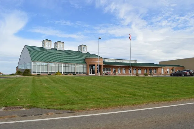 Front of West Branch High School , located at 14409 Beloit-Snodes Road in Beloit , Ohio , United States .