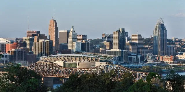 Downtown Cincinnati viewed from Devou Park