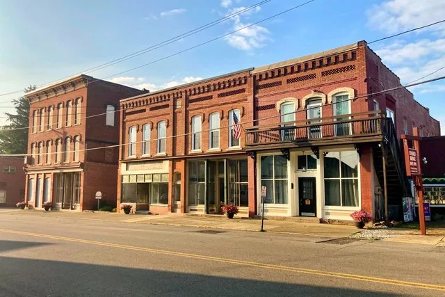 Downtown Clinton, Ohio.