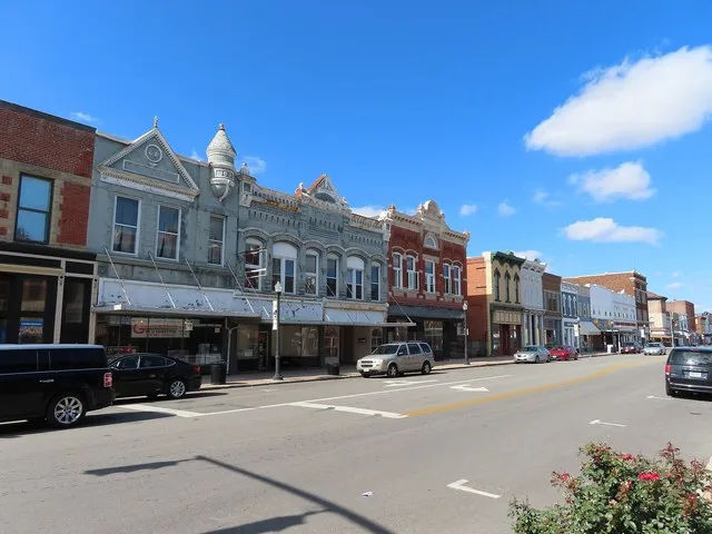 North Main Street in Delphos, Ohio.