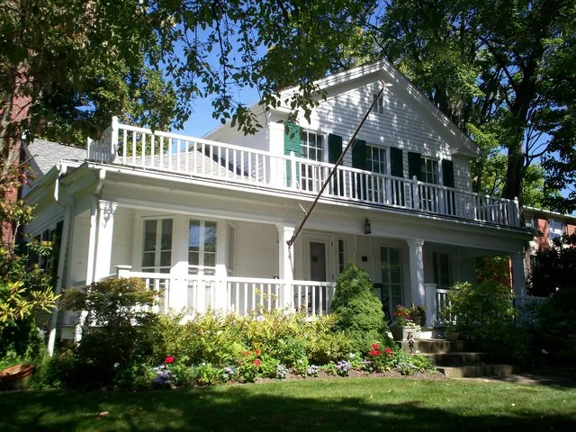 The former house of James A. Garfield in Hiram, Ohio . He lived in the house ca. 1857-1861 while principal of the Western Reserve Eclectic Institute, which is now Hiram College ...