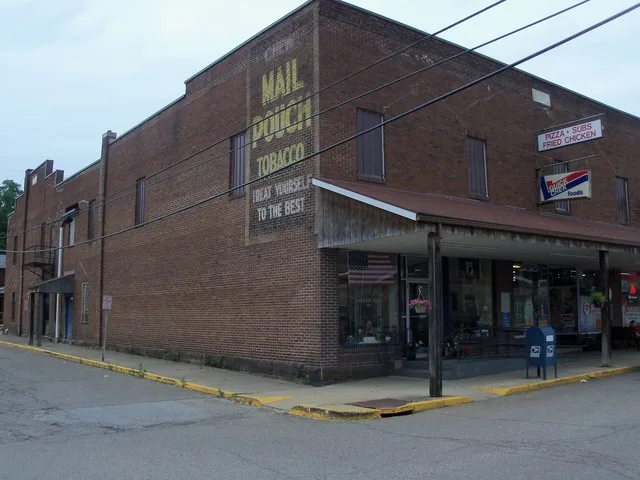 Killbuck, Ohio Post Office occupies the corner of this buiding.
