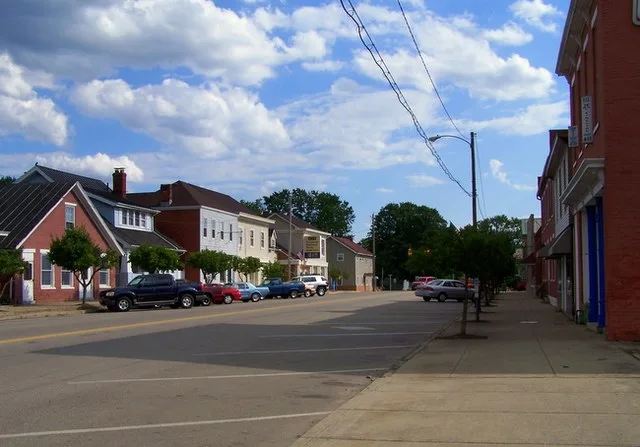 View of Main Street, Kingston, Ohio