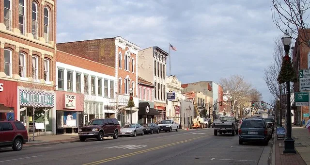 East Main Street ( w:U.S. Route 22 ) in w:Lancaster, Ohio This is an image of a place or building that is listed on the National Register of Historic Places in the United States o...
