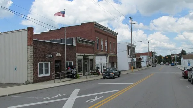 Business district in Leesburg.