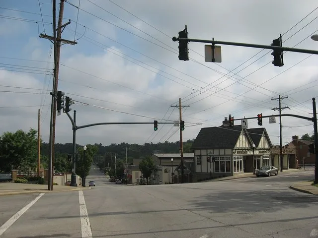 Downtown Madeira, Ohio , USA.