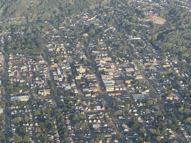 Aerial image of New Philadelphia, Ohio