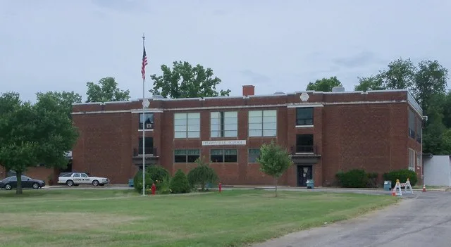 Perrysville, Ohio School on Route 39 near Route 95