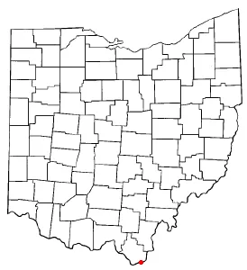 Map of Proctorville.