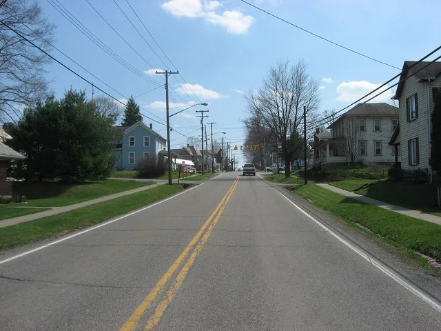 Coming into Rogers , Ohio , United States from the north on Depot Street ( State Route 7 ).