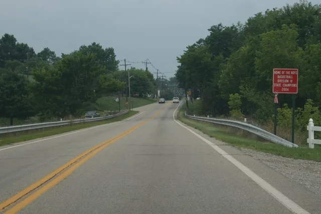 Ohio State Route 140, South Webster, Ohio.